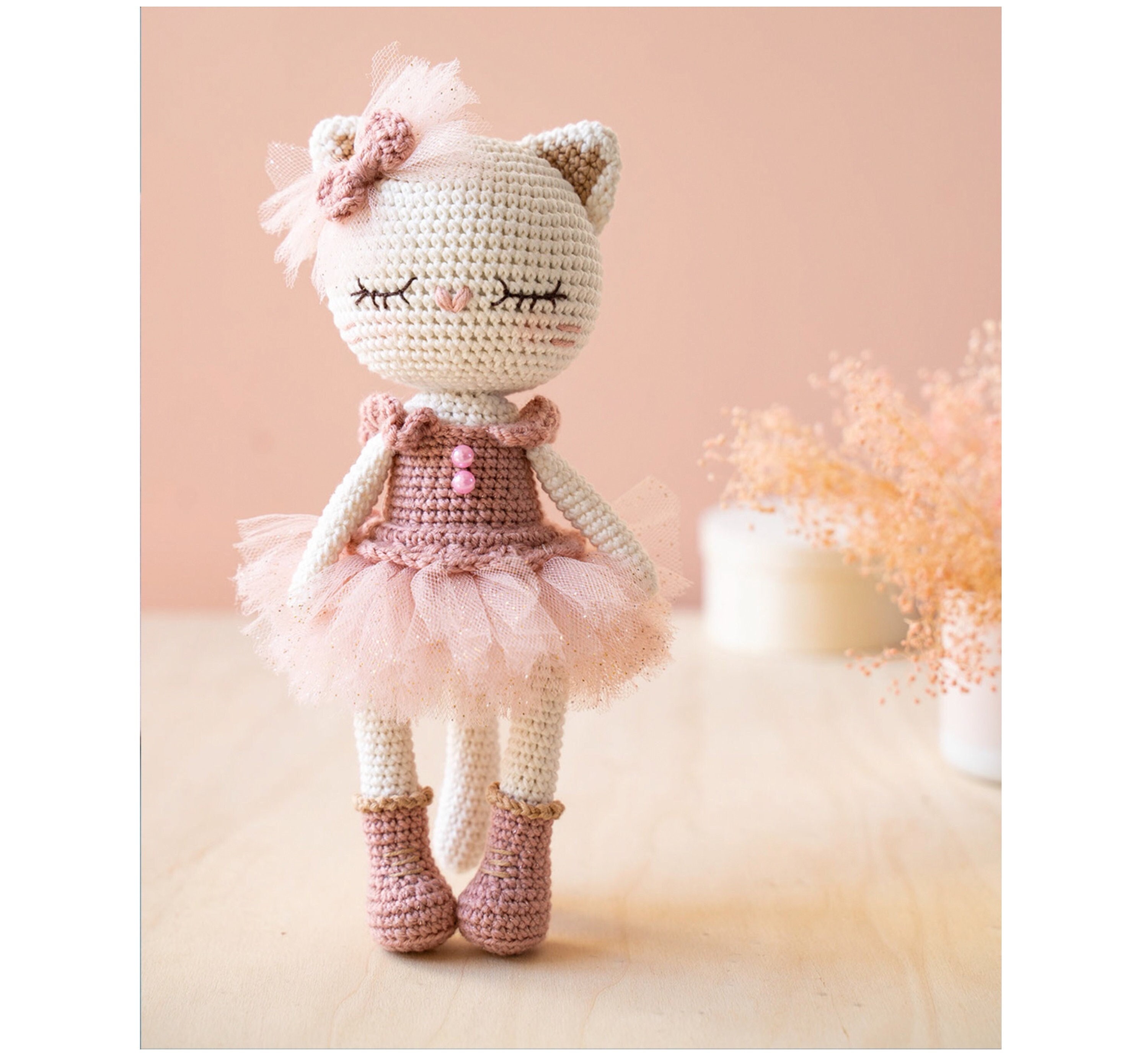 34 Kitten Crochet Patterns for Adorable Cats, Fantasy Kittens, and Quick Amigurumi Makes 21 Monhi the Kitten