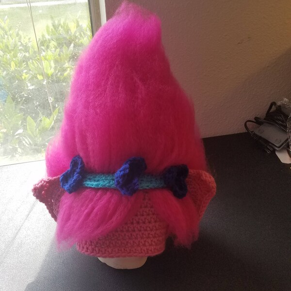 crocheted princess poppy childrens hat