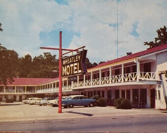 WHEATLEY HOTEL Hot Springs National Park Arkansas Vintage PostKaart