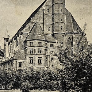 Carte postale vintage WIEN VIENNA AUTRICHE Minoritenkirche Church View