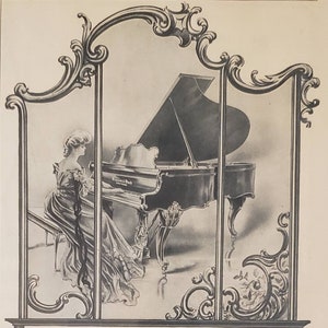 1906 KRANICH & BACH Pianos Piano Music Musical Instrument Vintage Print Ad