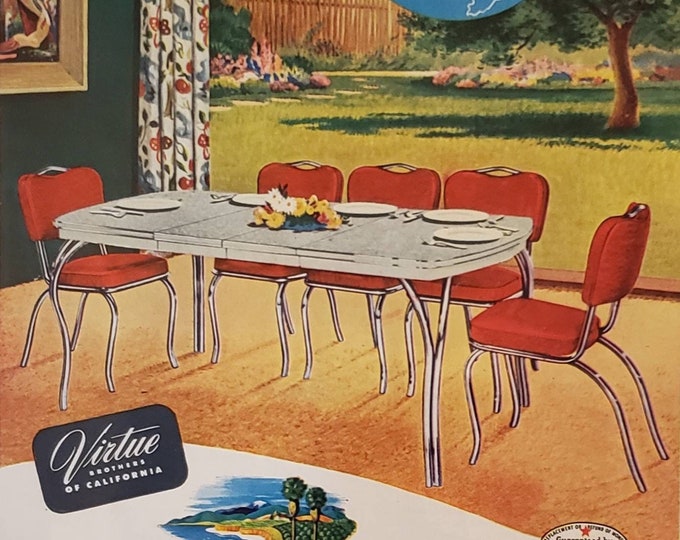 1950 VIRTUE BROTHERS of California Double Extension Chrome