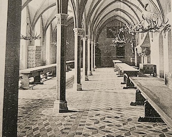 MARIENBURG Allemagne Conventsremter im Hochsloss Deutschland dos indivis avant 1907 carte postale vintage Postkarte Malbork Pologne