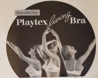 1954 PLAYTEX Living Bra Brassiere Lingerie Womens Clothing Fashion