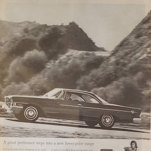 1962 CHRYSLER 300 Car Cars Vintage Print Ad