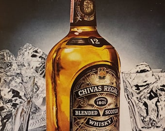1979 CHIVAS REGAL Blended Scotch Whisky Alcohol Drink Beverage Vintage Print Advertentie