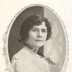 Instant Digital Download 1912 SCHAUSPIELERIN VIDA REED Vintage Digitale Bilddatei druckbare Scrapbooking Collage Junk Journal Crafting
