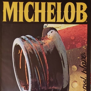 1984 MICHELOB Botella de cerveza Bebida Bebida Alcohol Vintage Print Anuncio