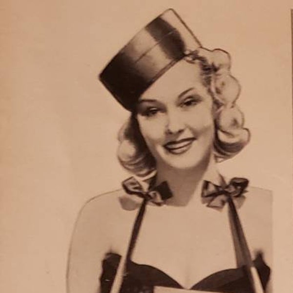1942 WEBSTER CIGARS Golden Wedding Cigar Girl Smoking Tobacco Vintage Print Ad