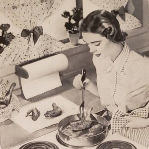 1951 SCOTTOWELS ペーパータオル 家庭用ヴィンテージ印刷広告