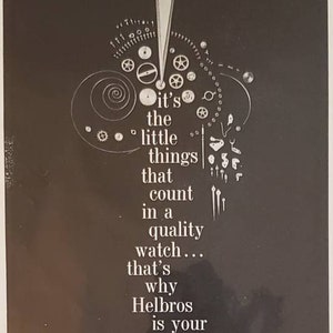 1960 HELBROS WATCH COMPANY Watches Jewelry Fashion Vintage Print Ad