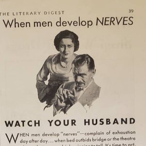 1930 White Star Line Red Star Line Mediterranean World Cruise Ship Watch Your Husband Travel Exhausted Men  Vintage Print Ad