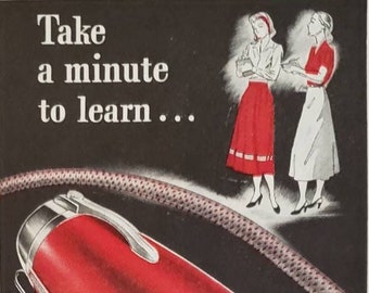 1948 APEX ELECTRICAL MANUFACTURING Vacuum Cleaner Home Cleaning Appliance Vintage Print Ad