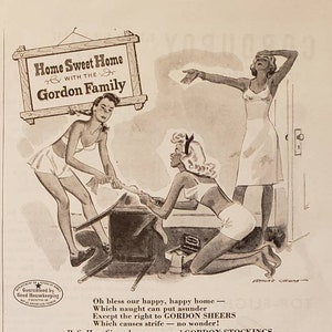 1956 B.V.D. Garments Mens Clothing Tee Shirts Underwear Shorts Knit Brevs  Briefs Female Santa Christmas Vintage Print Ad