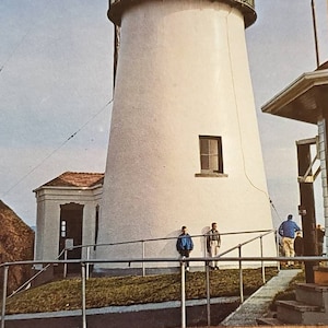 CAPE DISAPPOINTMENT LIGHTHOUSE Washington Coast vintage Carte postale