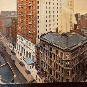 Cartão Postal CHICAGO IL Illinois Bell Telephone Building 1920 Vintage