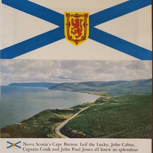 1965 NUEVA ESCOCIA Cape Breton CANADA Turismo Vacaciones Canadienses Viajes Vintage Print Ad