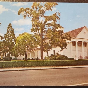 HYANNIS MASSACHUSETTS MA St Francis Xavier Church vintage Chrome Post Card