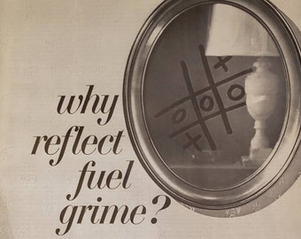 1962 EDISON ELECTRIC INSTITUTE Electricidad calefacción combustible Mugre Vintage Print Ad
