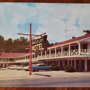 WHEATLEY HOTEL Hot Springs National Park Arkansas Vintage Postkarte