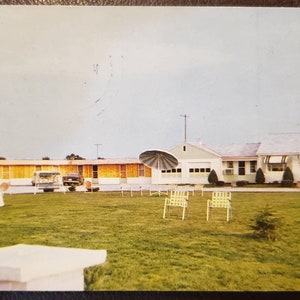 Cartão Postal SALEM IL Illinois General Green's City Motel Vintage