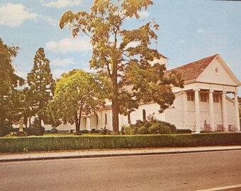 HYANNIS MASSACHUSETTS MA St Francis Xavier Kirche Vintage Chrom Postkarte