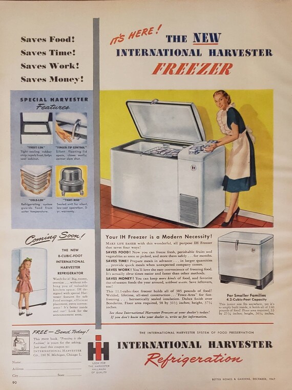 international harvester refrigerator for sale