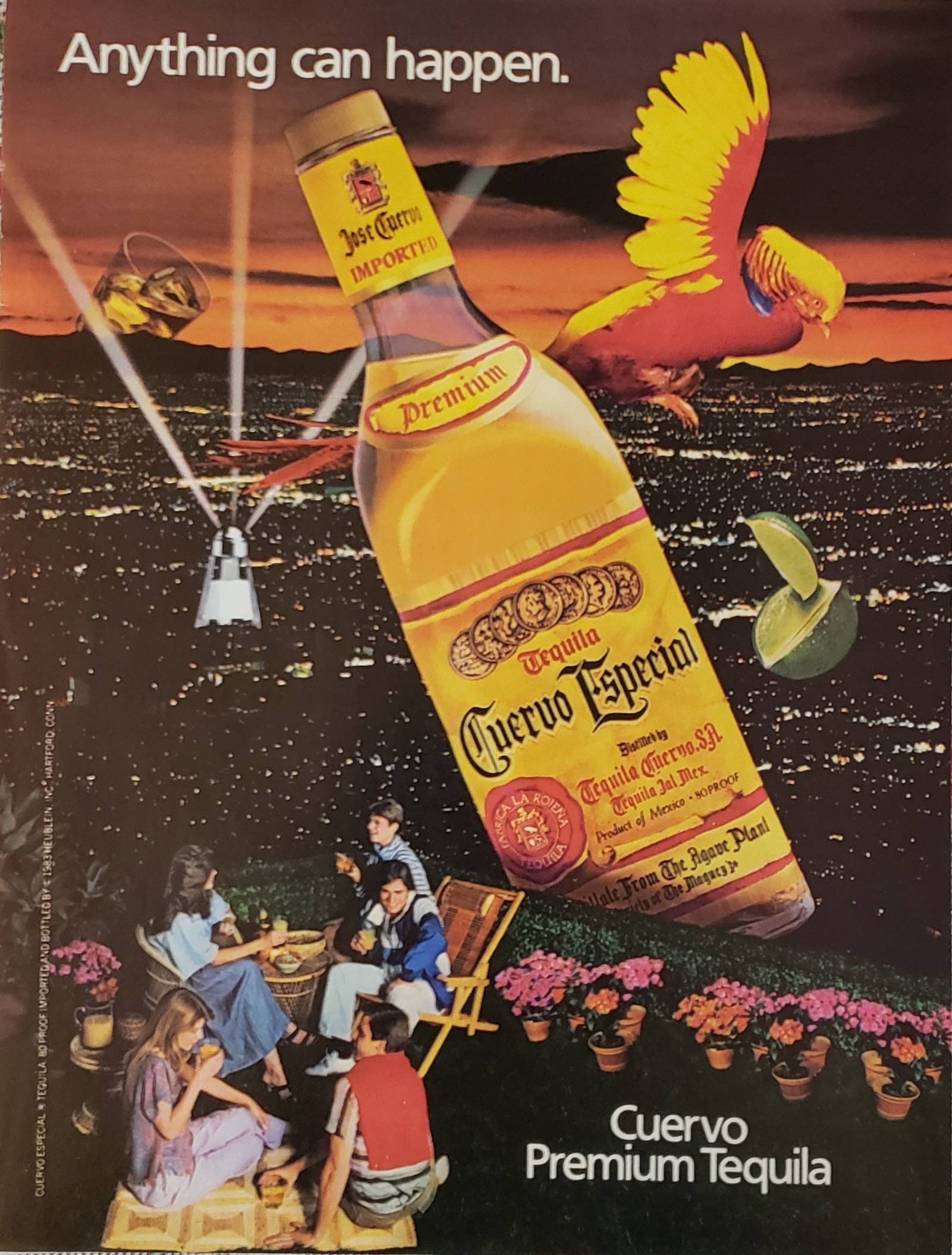 1984 CUERVO ESPECIAL Premium Tequila Drink Beverage Alcohol