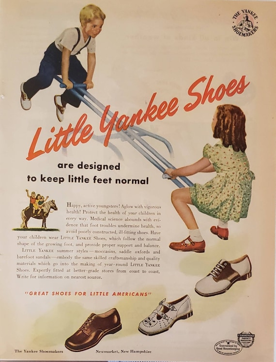 1947 LITTLE YANKEE SHOES Kids Children Shoe Footwear Fashion