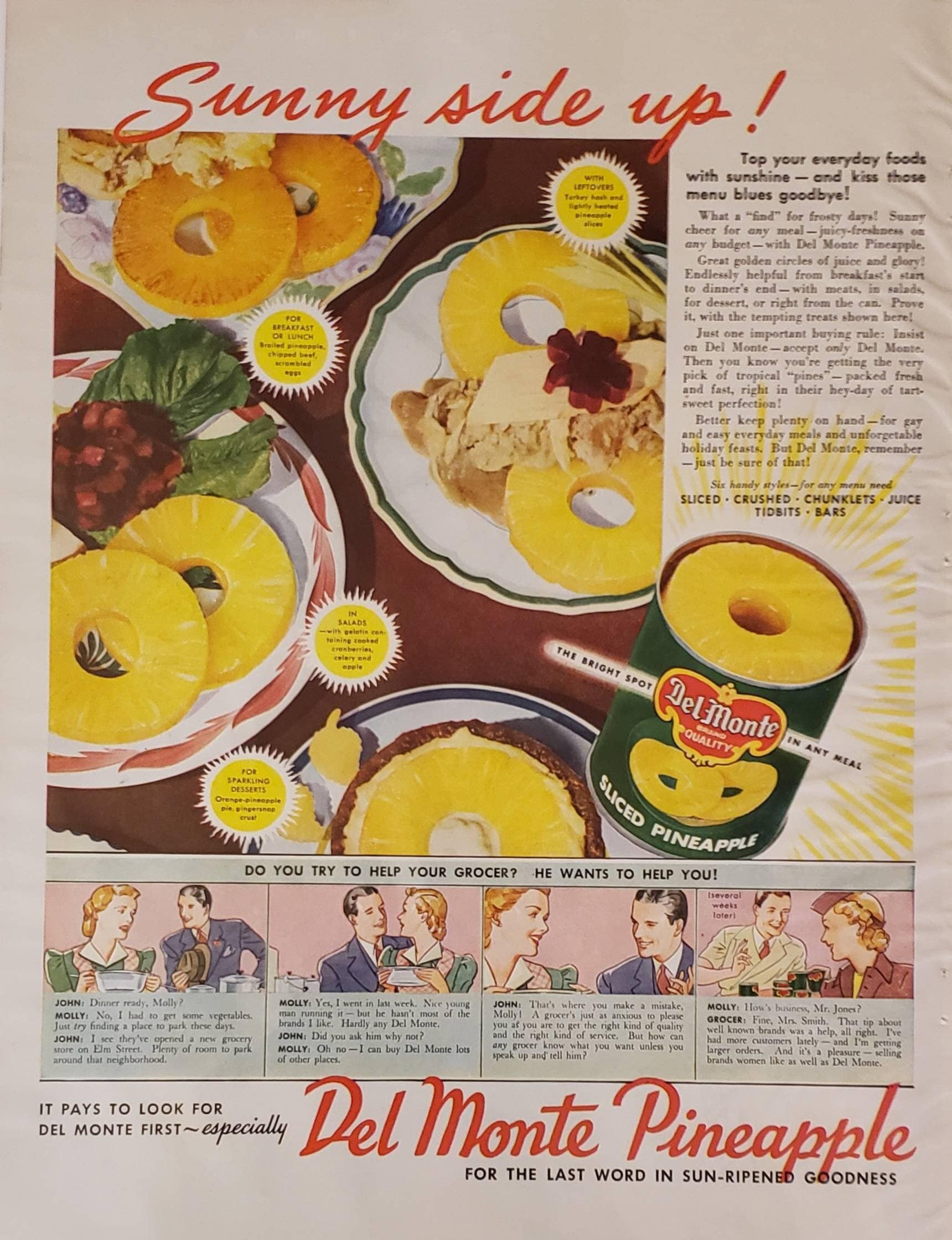 1940 Canned Fruit And - Etsy