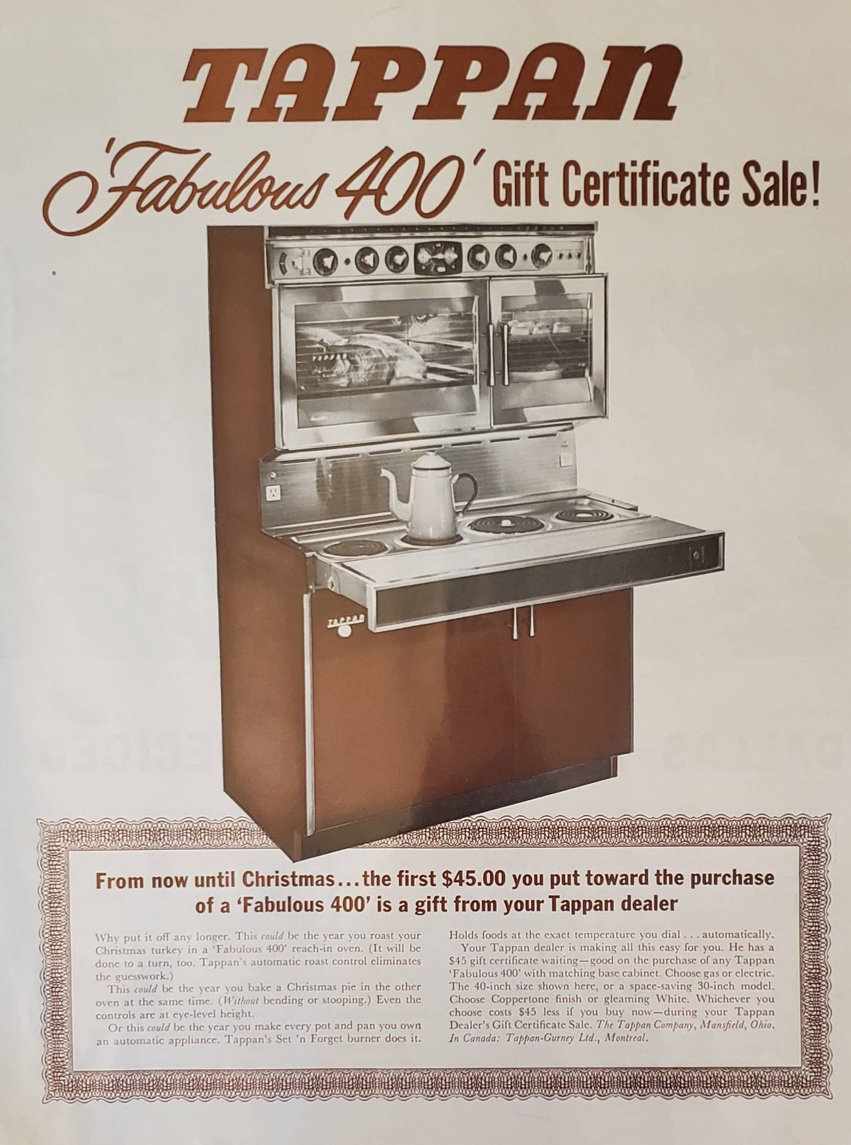 Tappan Fabulous 400 for sale 96 ads for used Tappan Fabulous 400