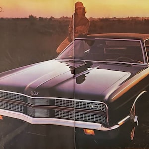1969 FORD LTD Car Ford Motor Company Cars Automobile Sunset 2 Page Vintage Print Ad
