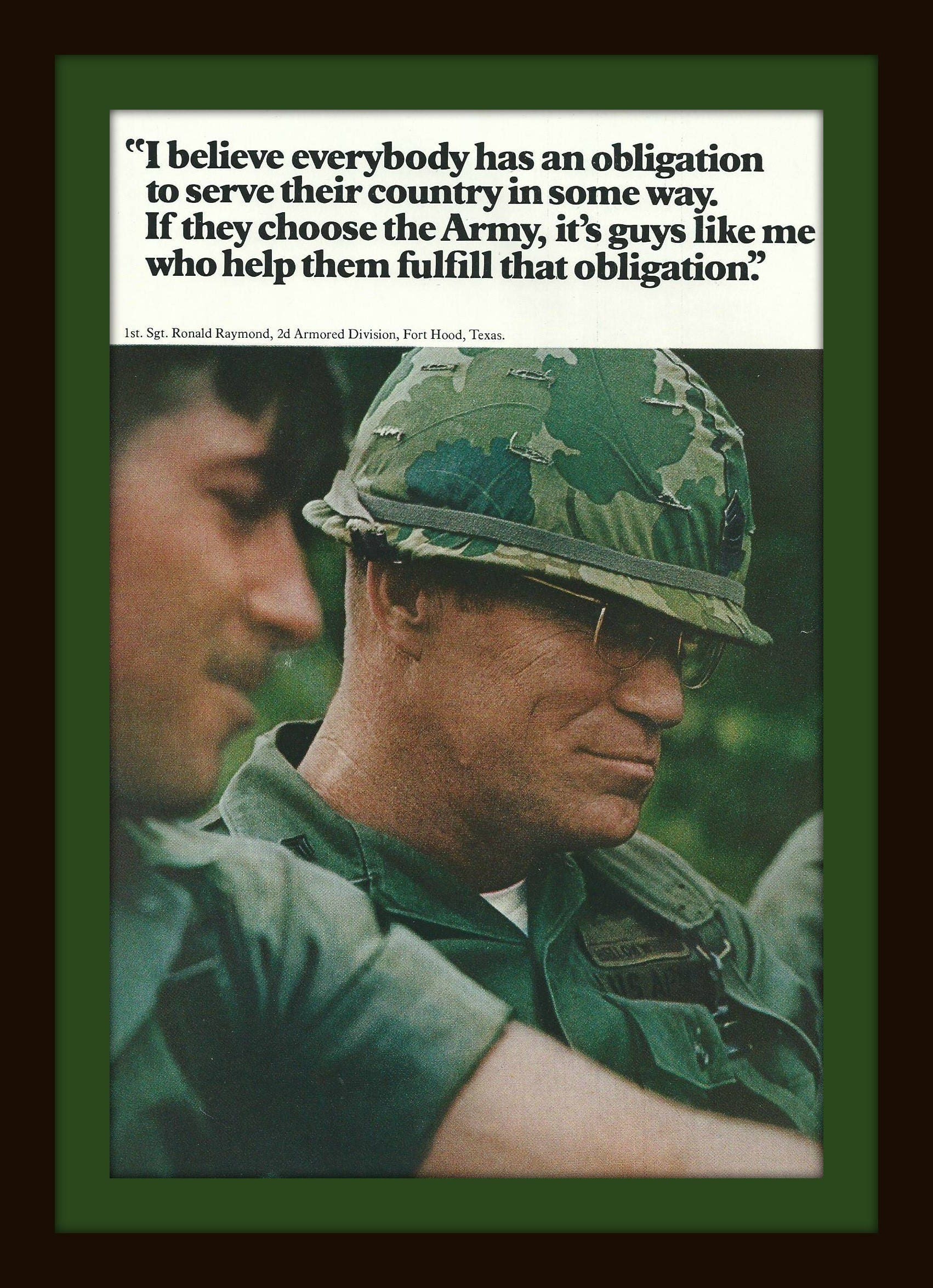 1975 Us Army Vintage Magazine Ad Soldier Military - Etsy Uk