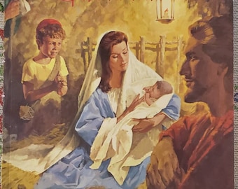 1980 WEIHNACHTEN Vintage Zeitschrift Heft 1. Auflage Augsburg Verlag 50 Jahre Jubiläumsband