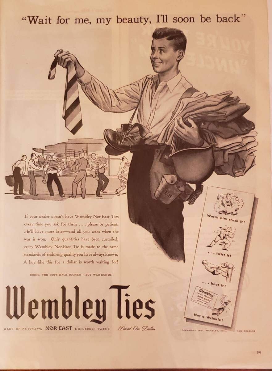 1940s Wembley Tie - Etsy UK