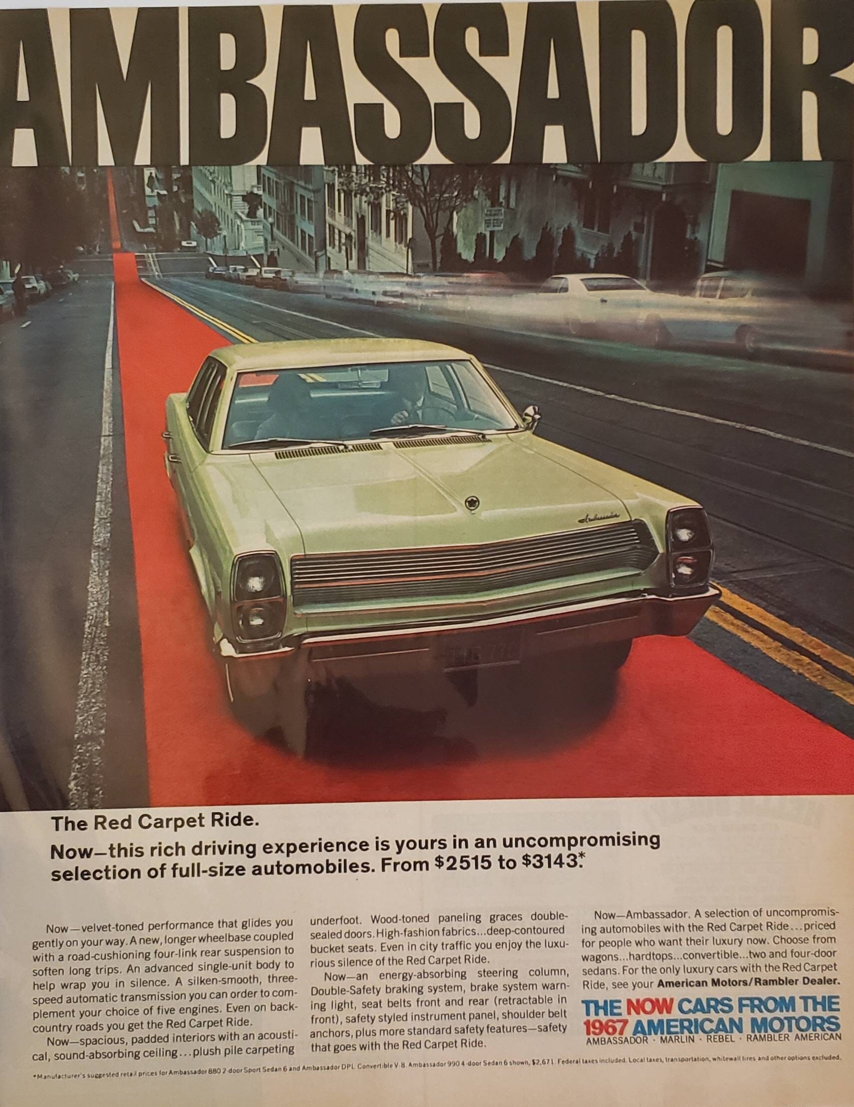 1967 AMERICAN MOTORS Ambassador 990 4 