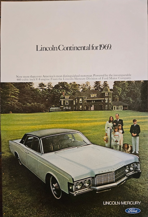 リンカーン・コンチネンタルアンティークポスター