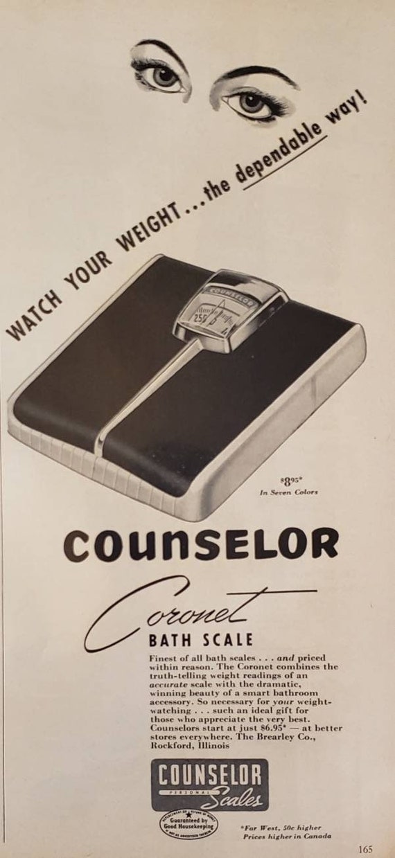 Counselor scale vintage