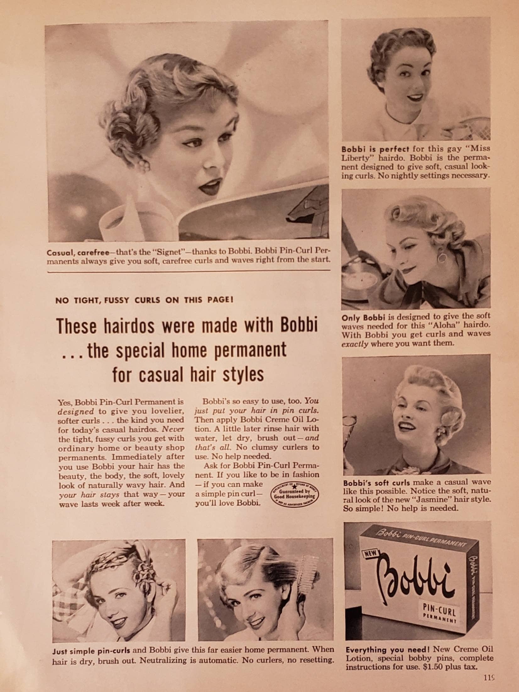 Buy 1954 BOBBI Pin Curl Permanent Hair Care Beautiful Hair-dos Online in India - Etsy Buy 1954 BOBBI Pin Curl Permanent Hair Care Beautiful Hair-dos Online in India - Etsy