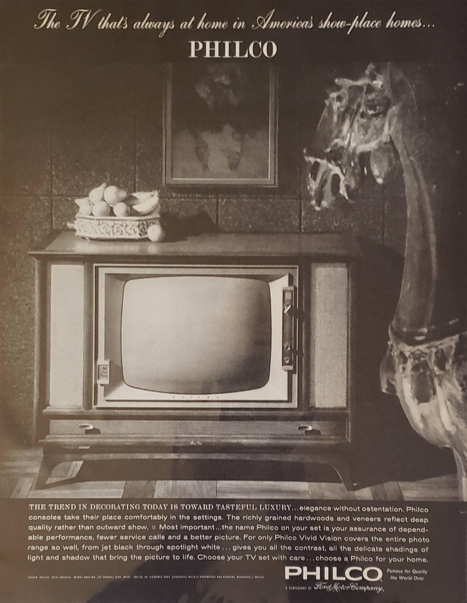 50s Philco Predicta Television/ヴィンテージ テレビ