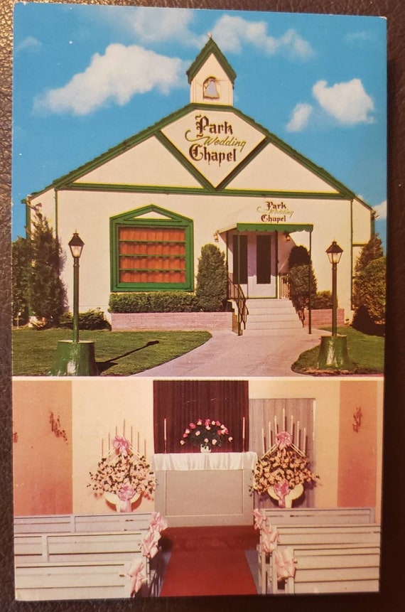 RENO NEVADA Park Wedding Chapel Vintage Post Card - Etsy