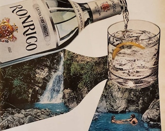 1979 RONRICO RUM Puerto Rico Alcohol Drink Beverage Vintage Print Ad