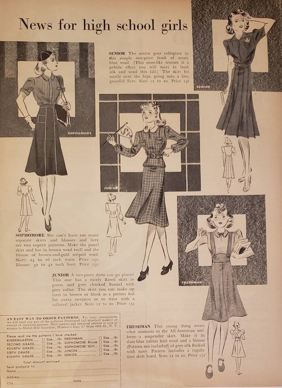 Ladies dress patterns clearance names