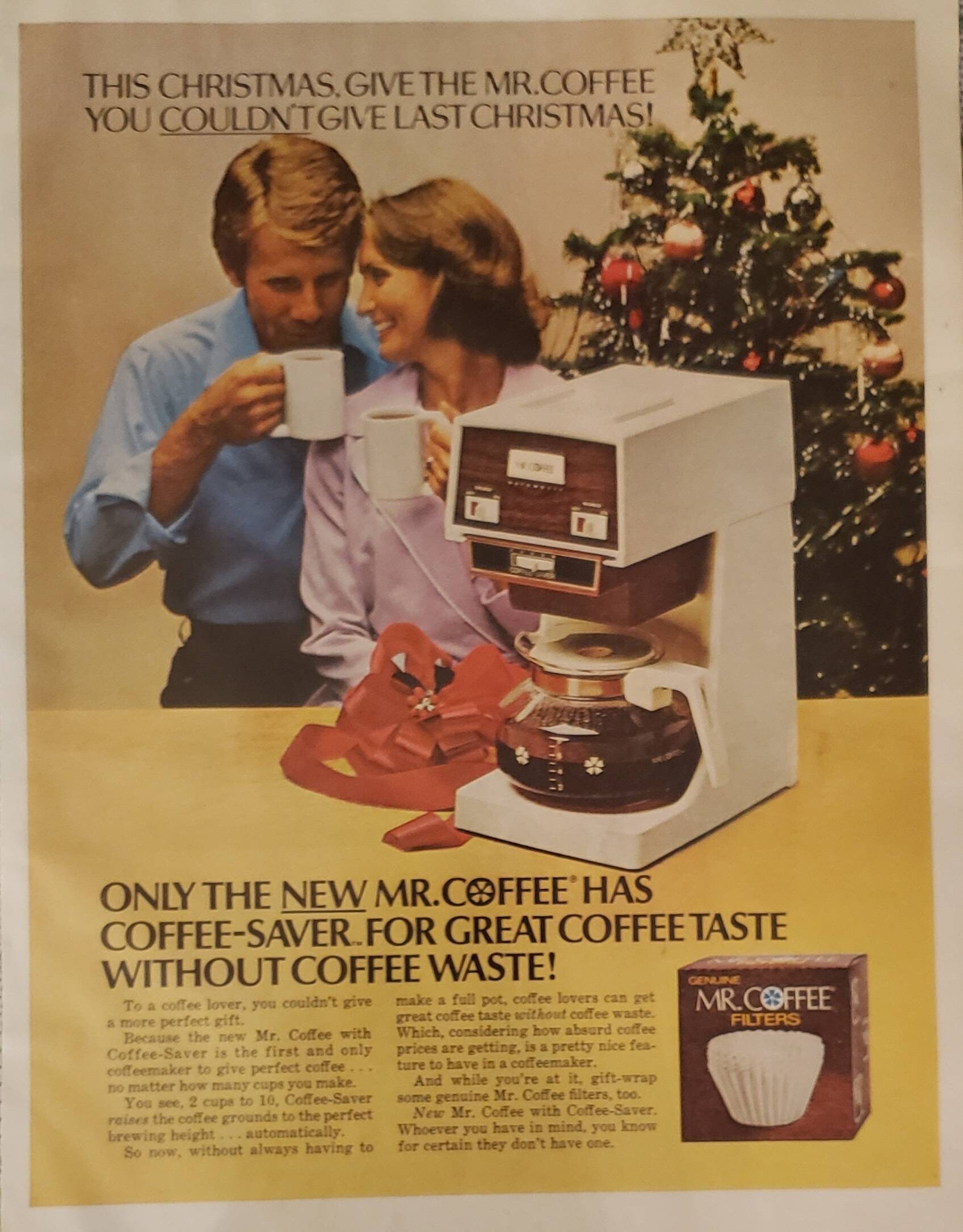 1976 MR COFFEE Coffeesaver Coffee Maker Kitchen Appliance Etsy