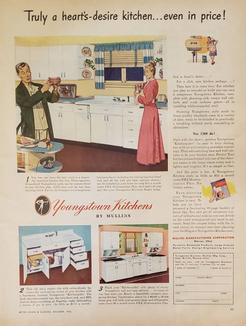 1953 JOHNSON'S Jubilee Kitchen Wax Enameled Surfaces Cleaning Household  Vintage Print Ad