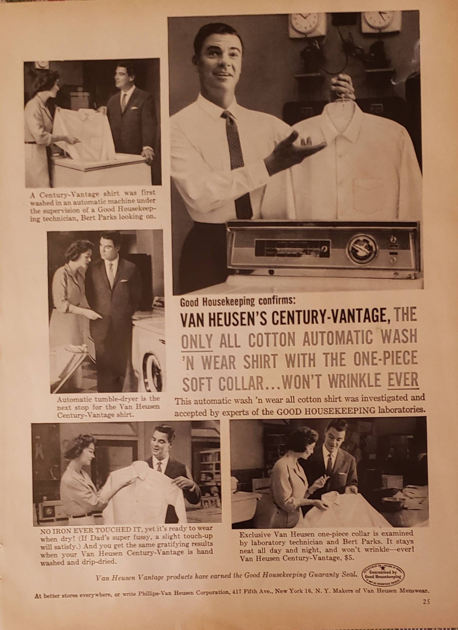 1959 VAN HEUSEN Century Vantage Mens Shirts Clothing Clothes - Etsy