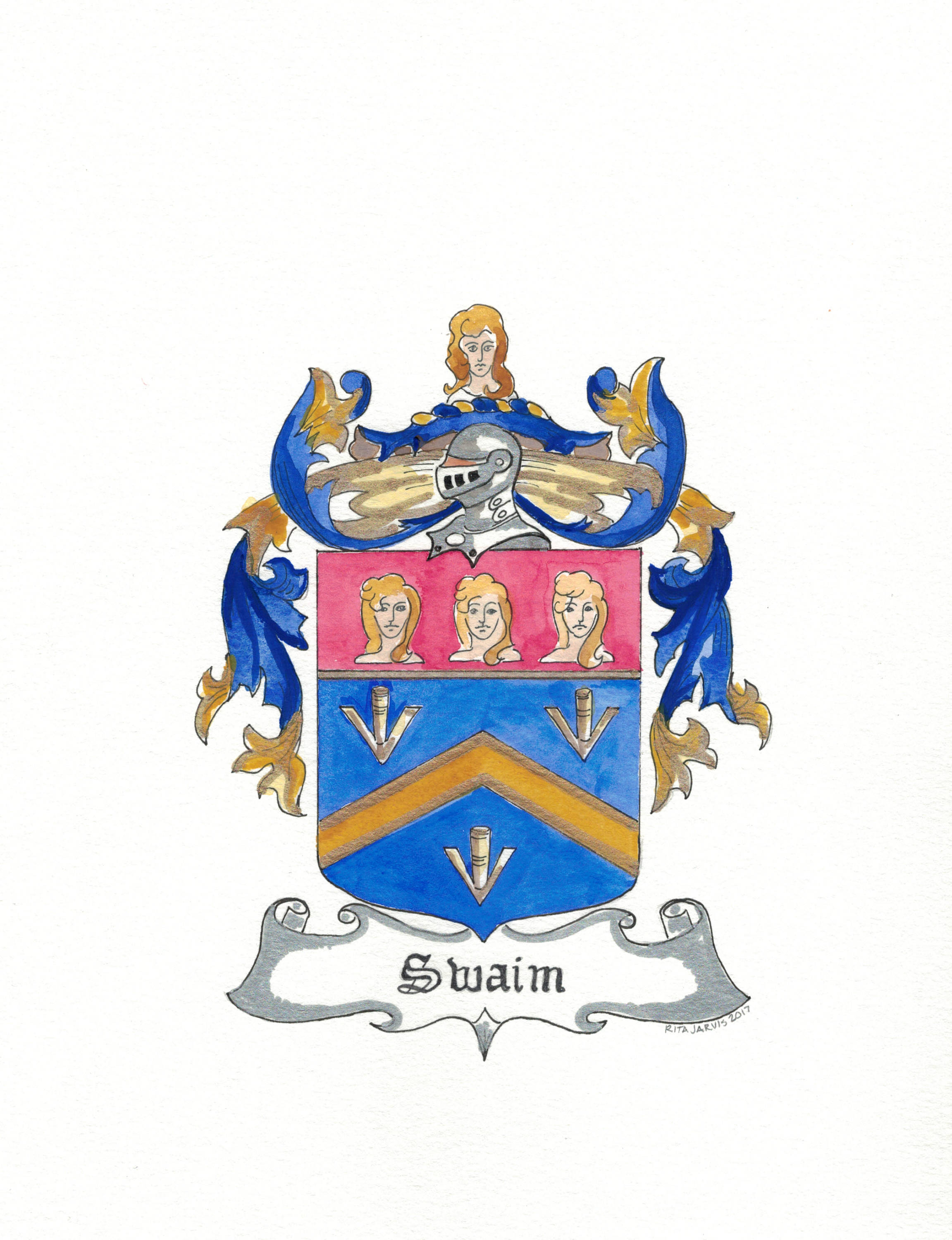 COAT OF ARMS Family Seal Family Crest Hand painted Etsy coat-of-arms-family-seal-family-crest-hand-painted-etsy