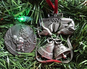 Avon 2022 Christmas Ornament Avon Pewter Ornament | Etsy