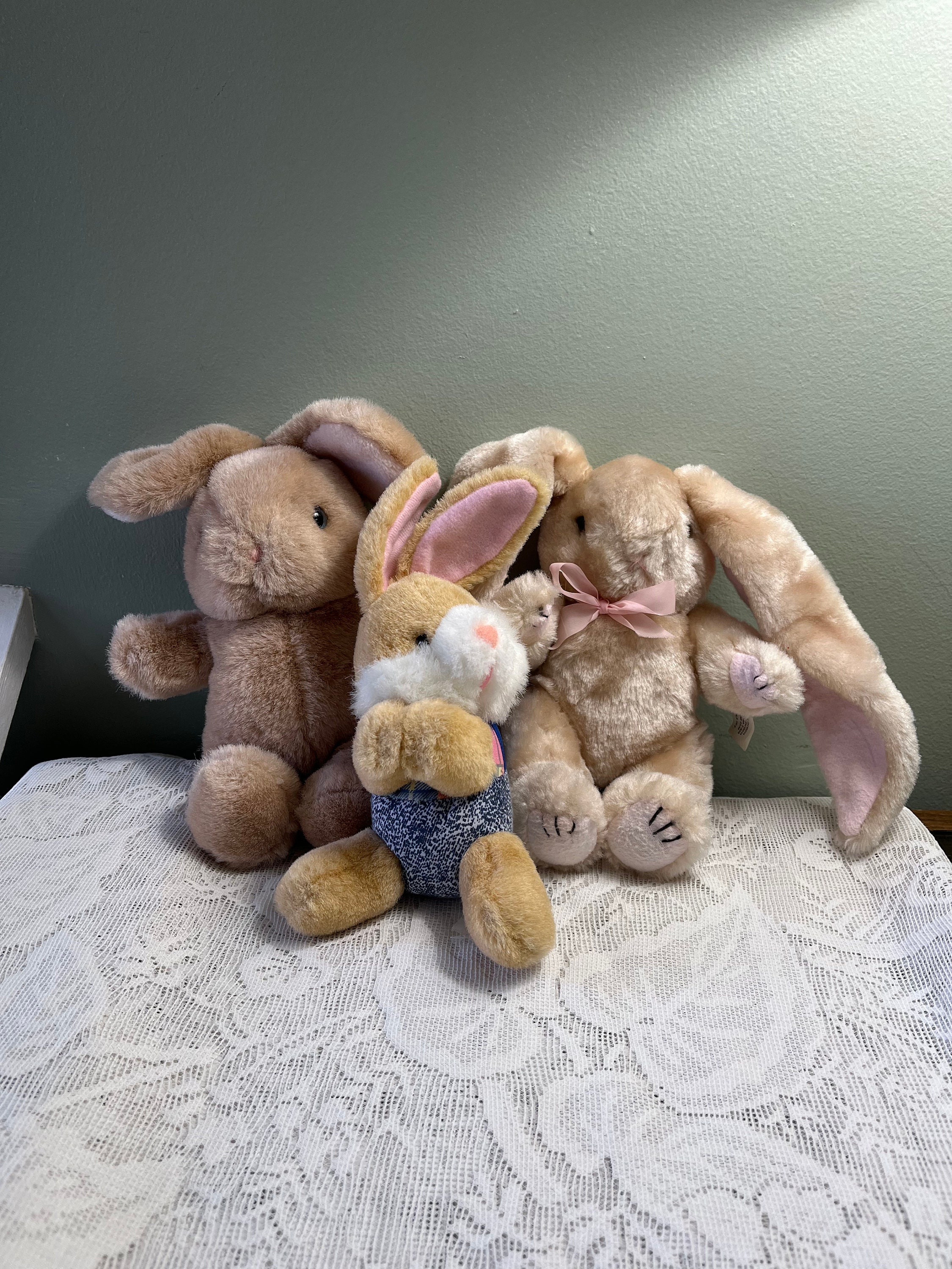 Gund, Toys, Gund Bunny Rabbit Long Floppy Ear Tan Brown Stuffed Animal  Plush Toy 45868