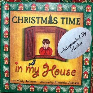 Autographed Vintage Children&#39;s Christmas Book: Marty Johnson, 1997